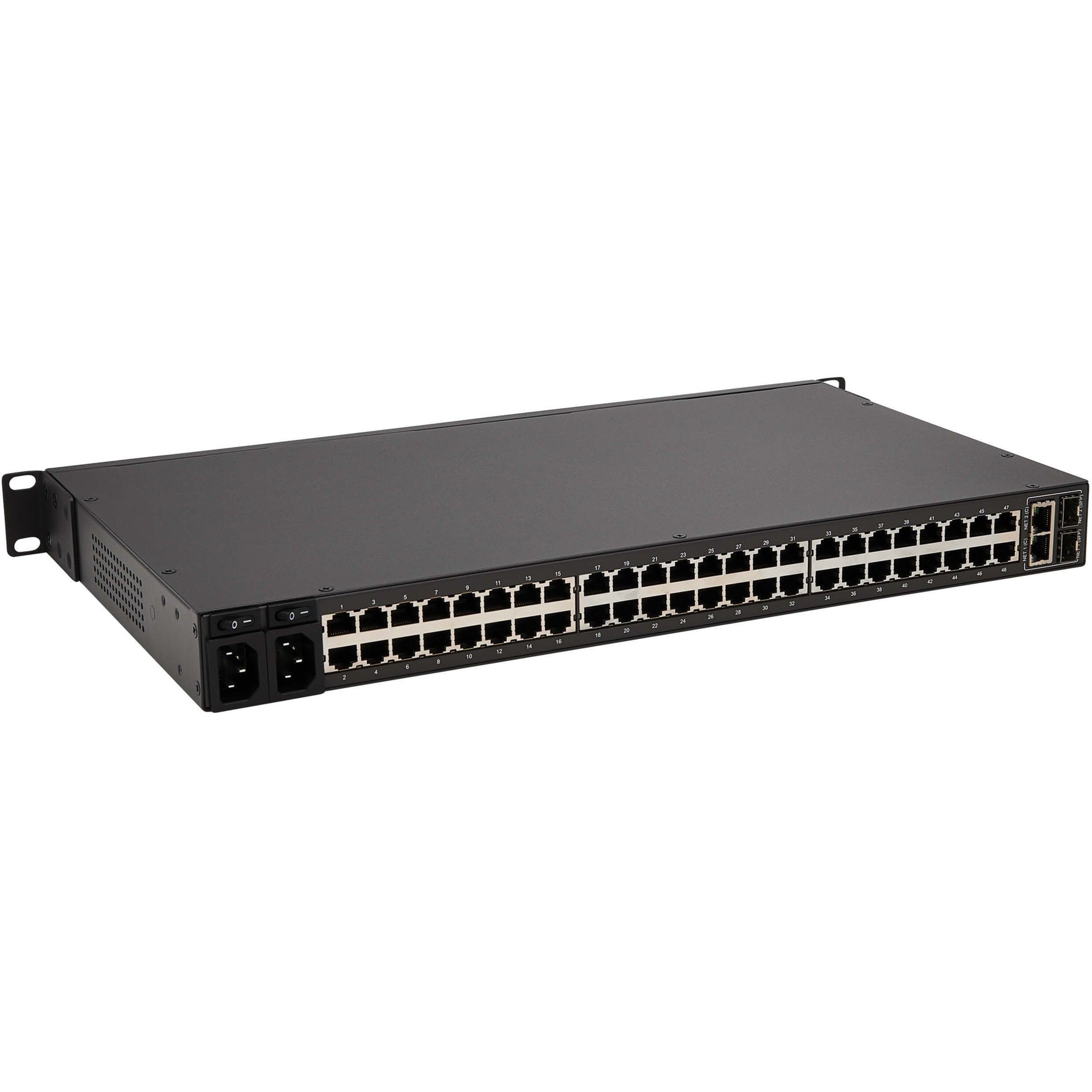 Tripp Lite B098-048 Terminal & Device Server, 48-Port Serial Console Server, TAA Compliant, 4 Year Warranty