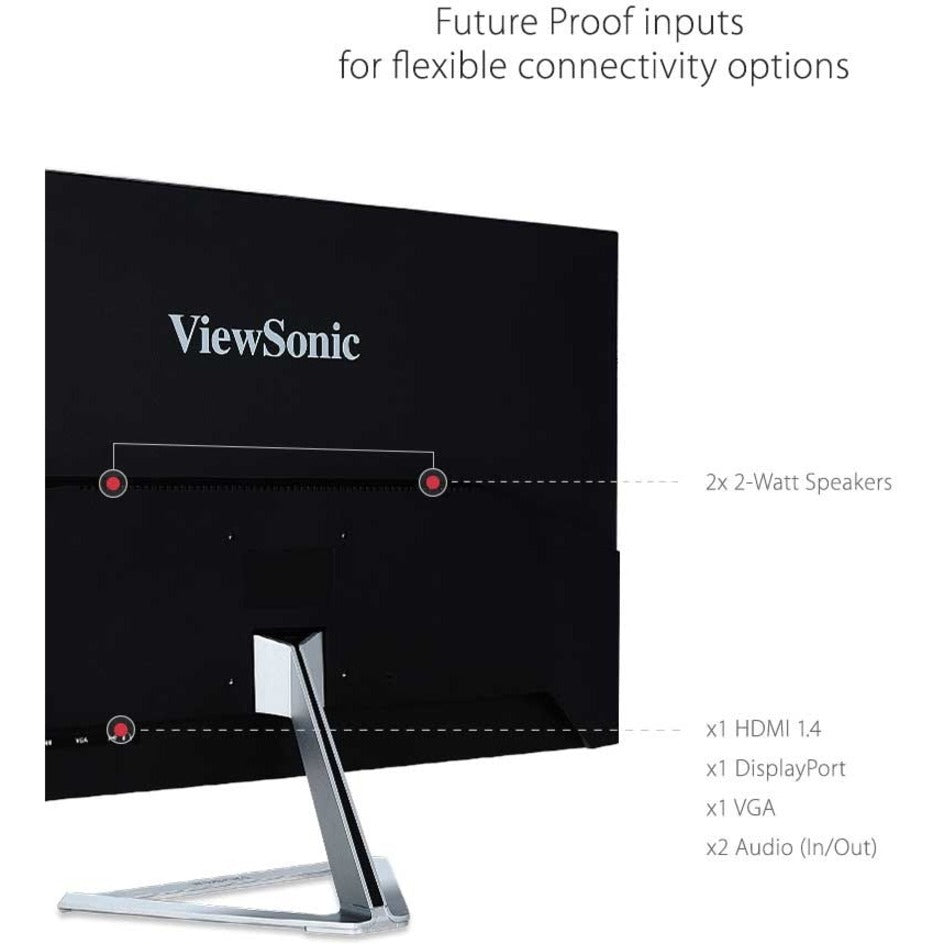 ViewSonic VX3276-MHD 32" IPS Monitor, Full HD, VGA HDMI, Built-in Speakers