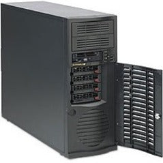 Supermicro CSE-733TQ-668B SuperChassis Server Case, Mid-tower, Black, 7 Expansion Bays
