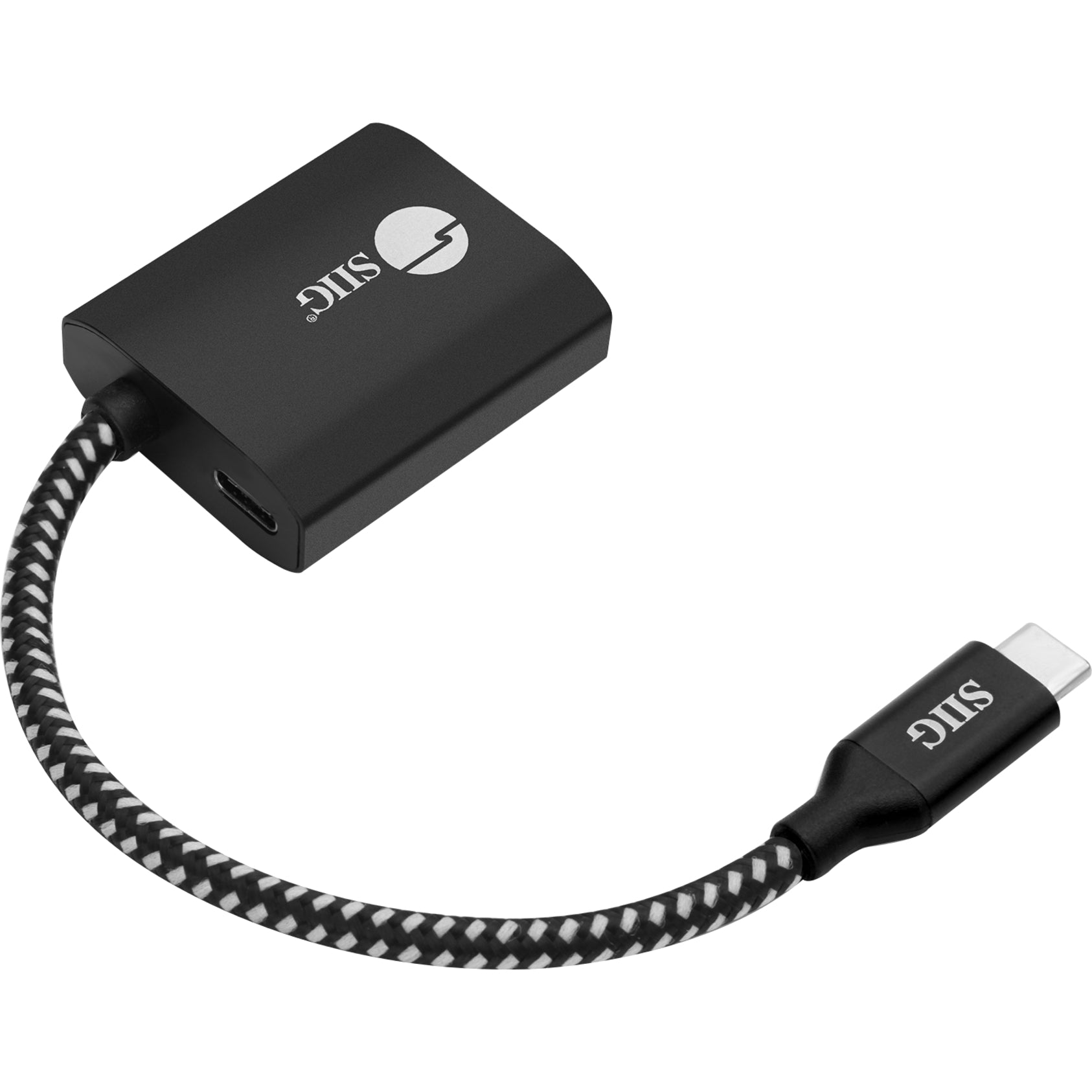 SIIG CB-TC0811-S1 USB Type-C to HDMI Video Cable Adapter with PD Charging, External Graphic Adapter
