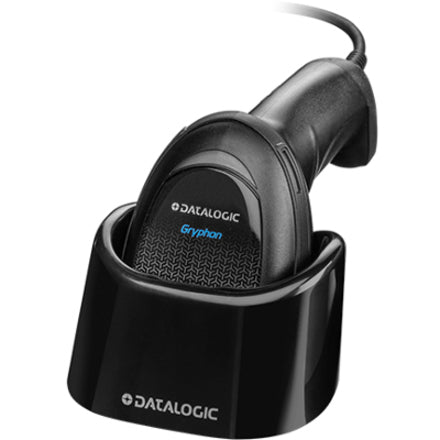 Datalogic GD4520-BKK1B Gryphon GD4520 Handheld Barcode Scanner Kit, 2D/1D Imager, USB Connectivity, Black
