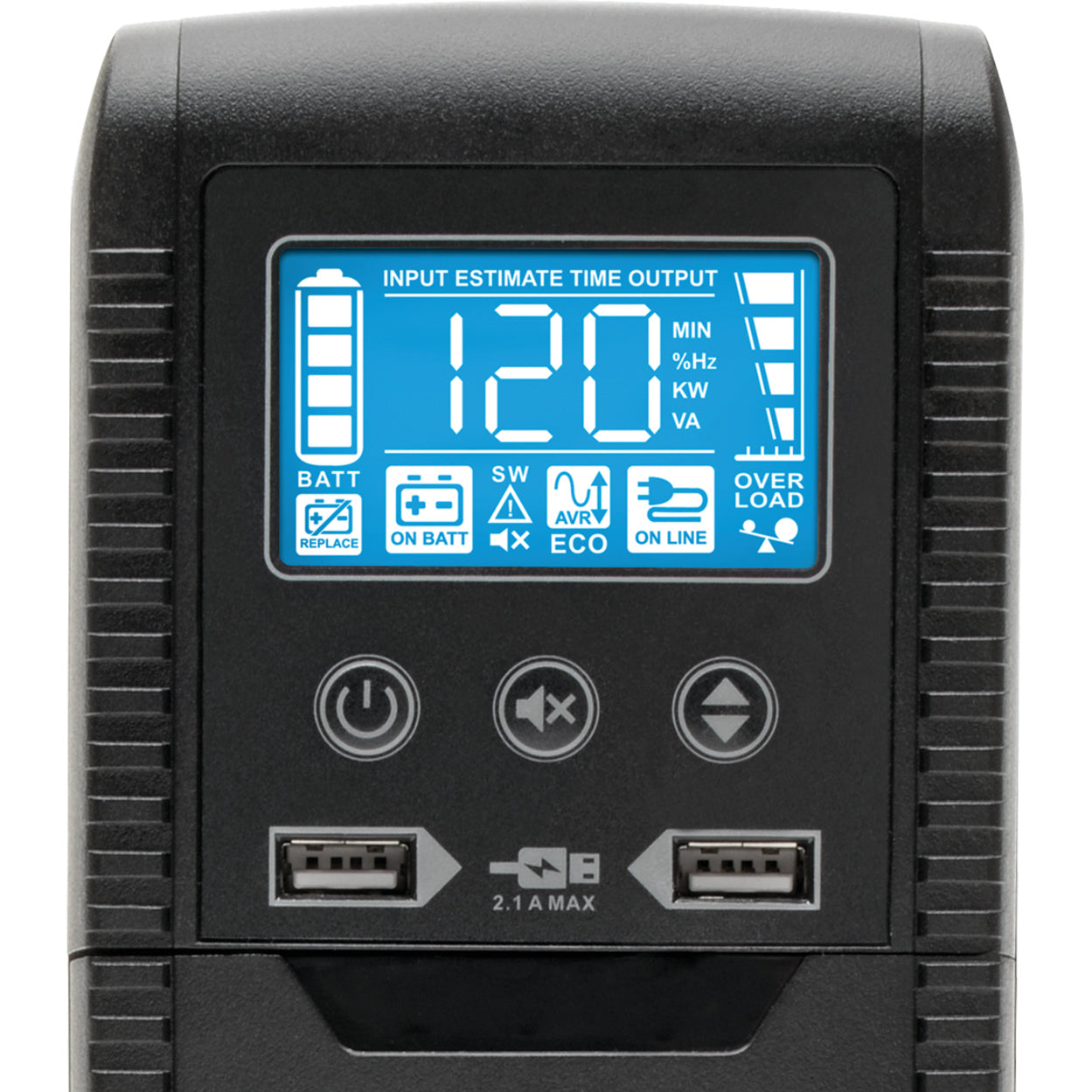 Tripp Lite ECO1000LCD LINE-INTERACTIVE UPS 8 OUTLETS, 1000VA Tower UPS