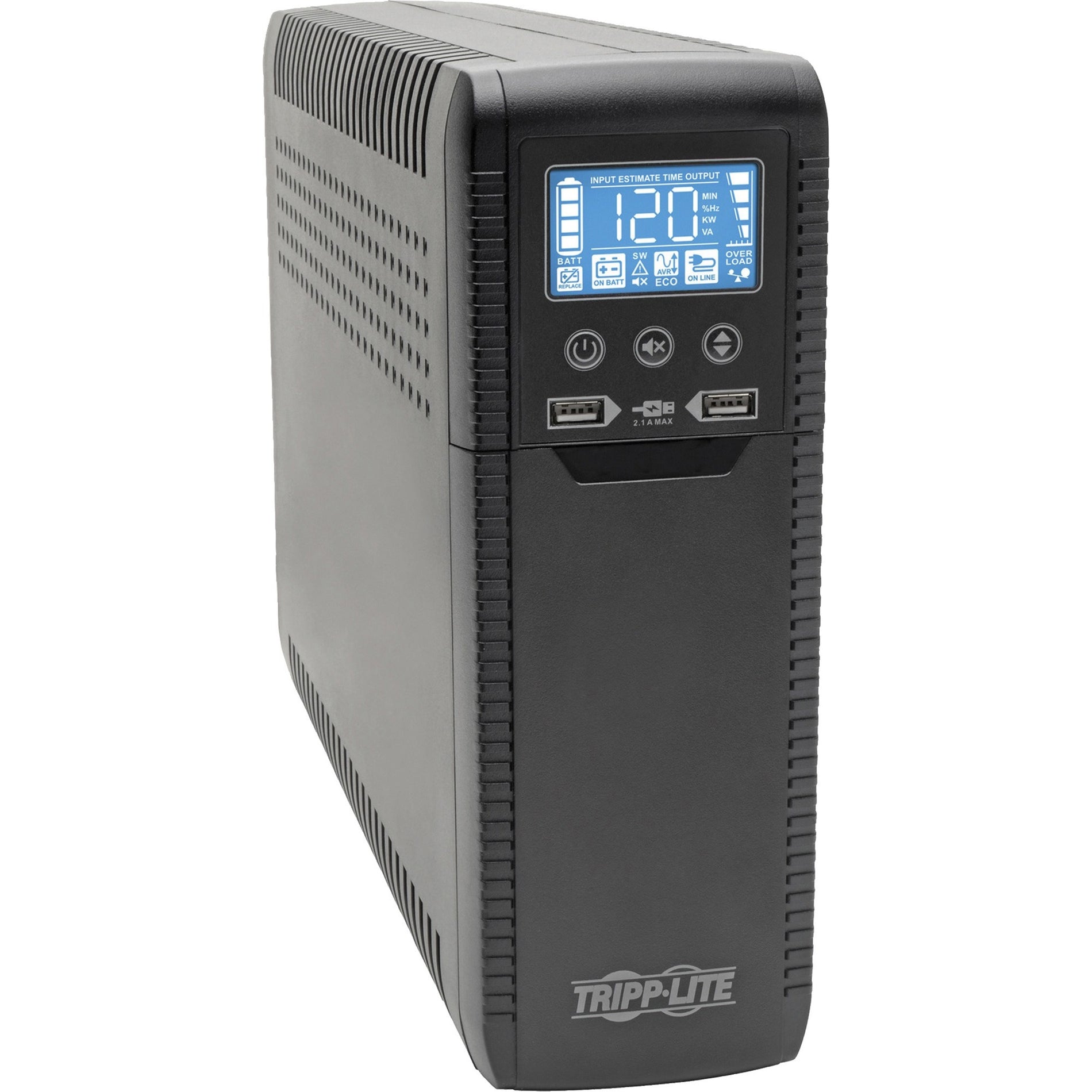 Tripp Lite ECO1500LCD 1440VA Tower UPS, 10 Outlets, Energy Star Certified