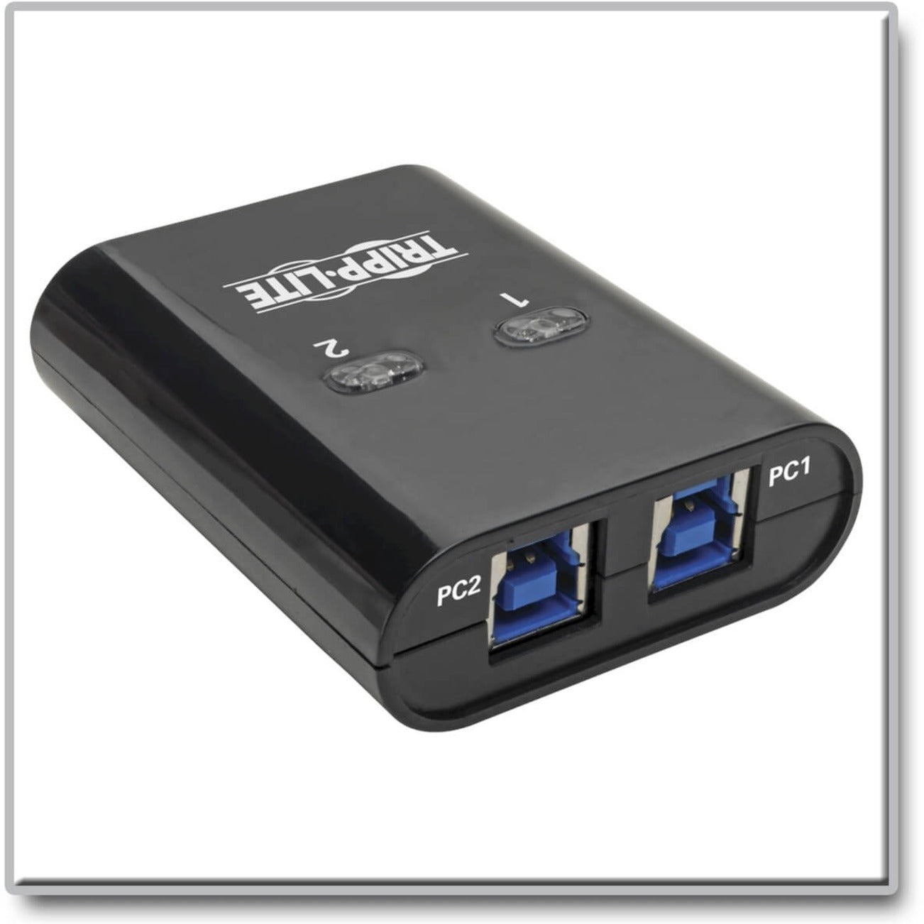 Tripp Lite U359-002 2-Port USB 3.0 Peripheral Sharing Switch - SuperSpeed, Convenient USB Switch for Easy Peripheral Sharing