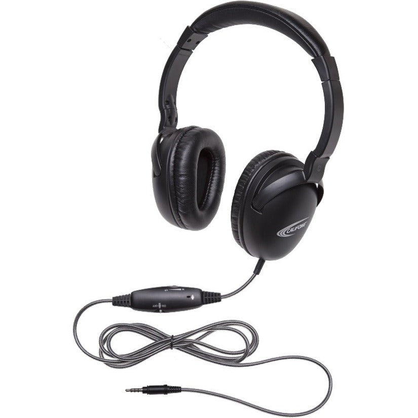 Califone 1017IMT NeoTech Plus Headset, Noise Reduction, Rugged, In-Line Volume Control, Durable, Comfortable, Adjustable Headband