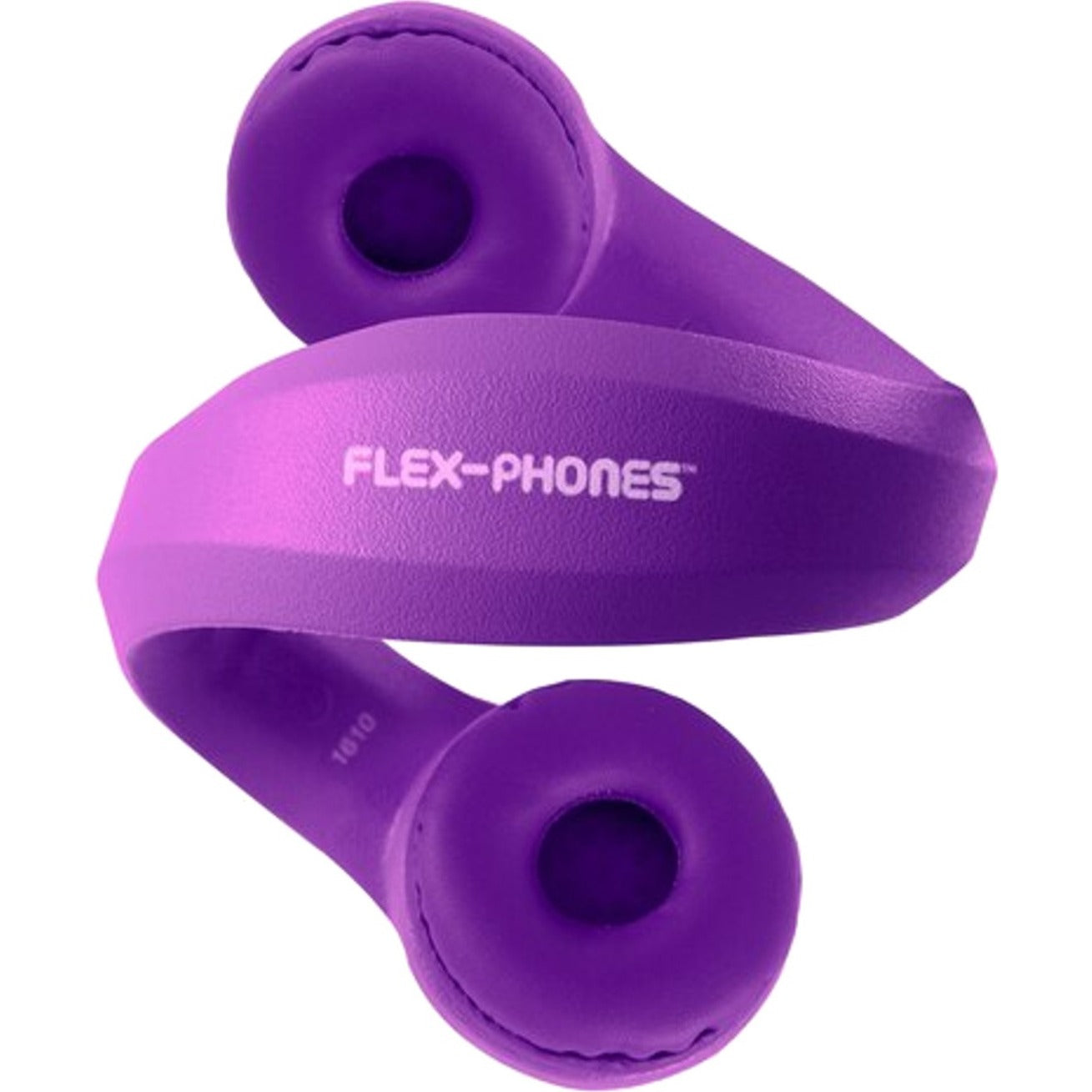 Hamilton Buhl KIDS-PPL Flex-Phones Single-Construction Foam Headphones - Purple, Over-the-head, BPA Free, Chew Resistant