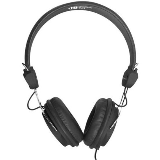 Hamilton Buhl FV-BLK Favoritz TRRS Headset with In-Line Microphone - Black, Over-the-head, Gaming Device, Home, Tablet, Smartphone, Computer, Classroom, TV