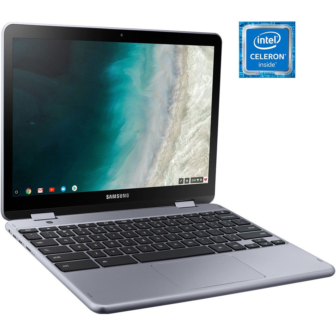 Samsung XE521QAB-K01US Chromebook Plus 2-in-1 12.2 Touch-Screen Chromebook, 4GB RAM, 32GB Flash Memory, 1 Year Warranty