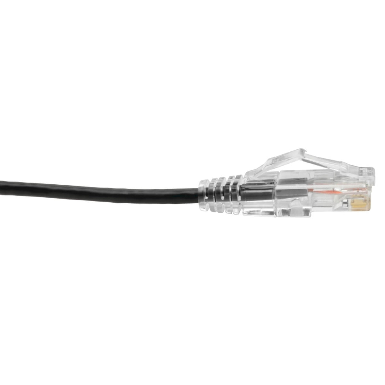 Tripp Lite N201-S07-BK Cat6 UTP Patch Cable (RJ45) - M/M, Gigabit, Snagless, Molded, Slim, Black, 7 ft.