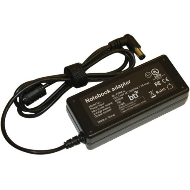 BTI 332-1831-BTI AC Adapter, 65W 19V DC Power Supply for Dell Notebooks