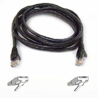 Belkin A3L980-07-WHT-S Cat6 Cable, 7 ft, Copper Conductor, White