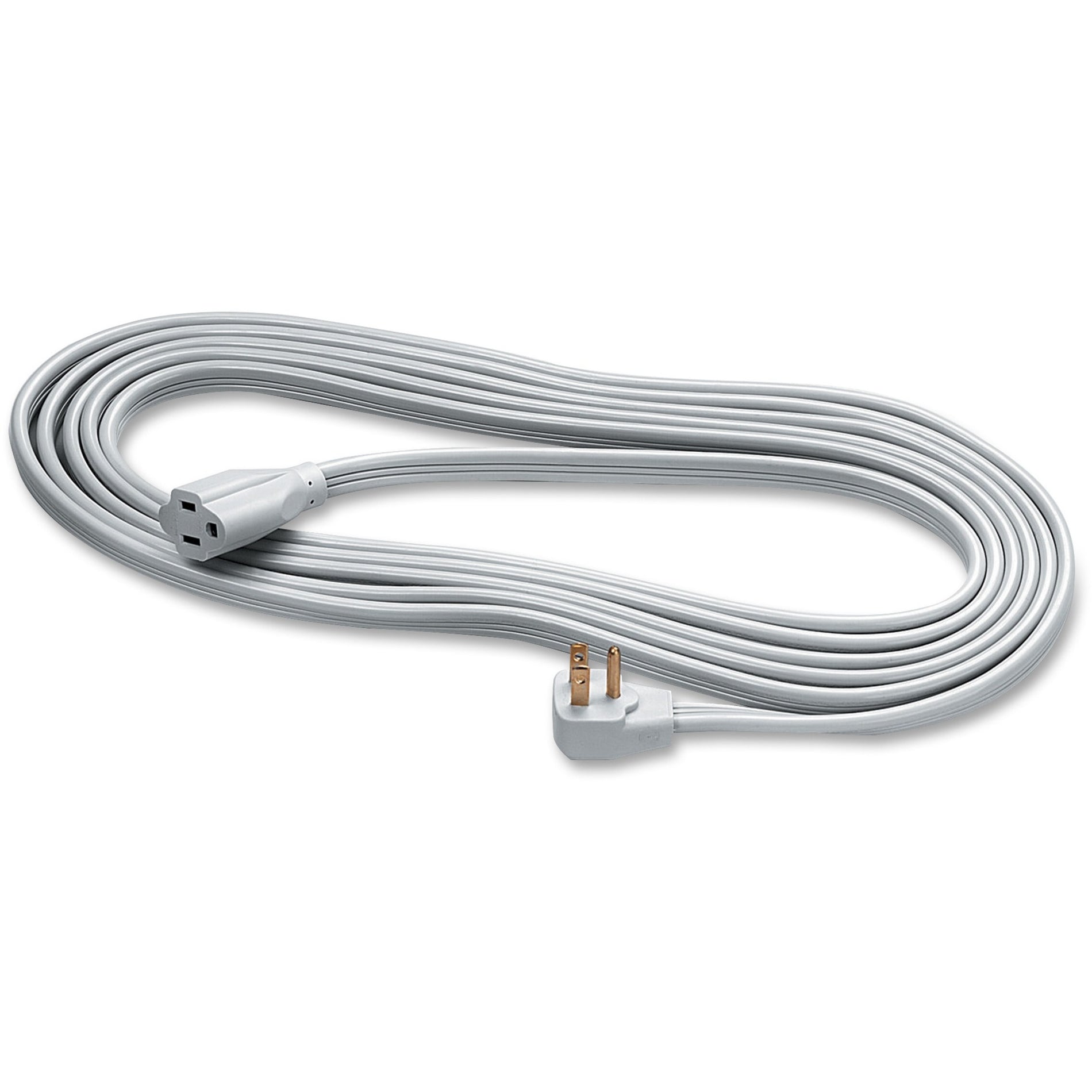 Fellowes 99596 Heavy-Duty Indoor 15' Extension Cord, 14-Gauge, 15 Amp, Gray
