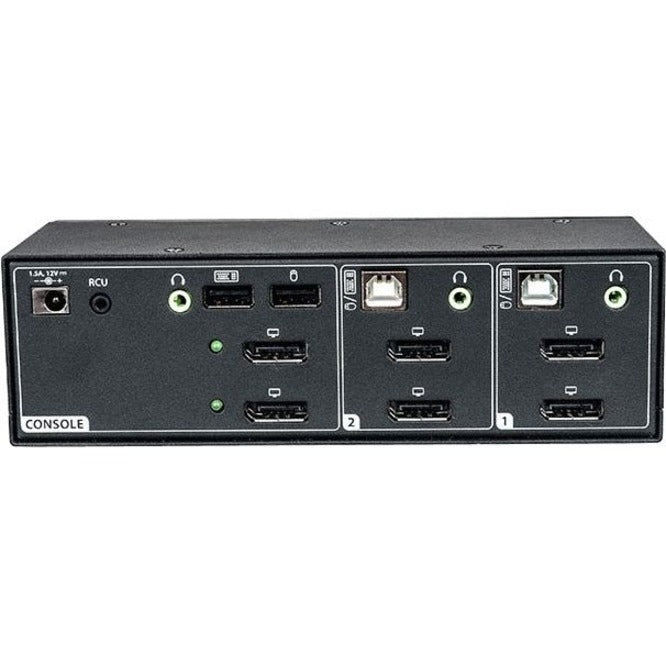AVOCENT SC920DP-001 Cybex SC920DP KVM Switchbox, 2 Port Dual-Head, 3840 x 2160 Resolution, TAA Compliant
