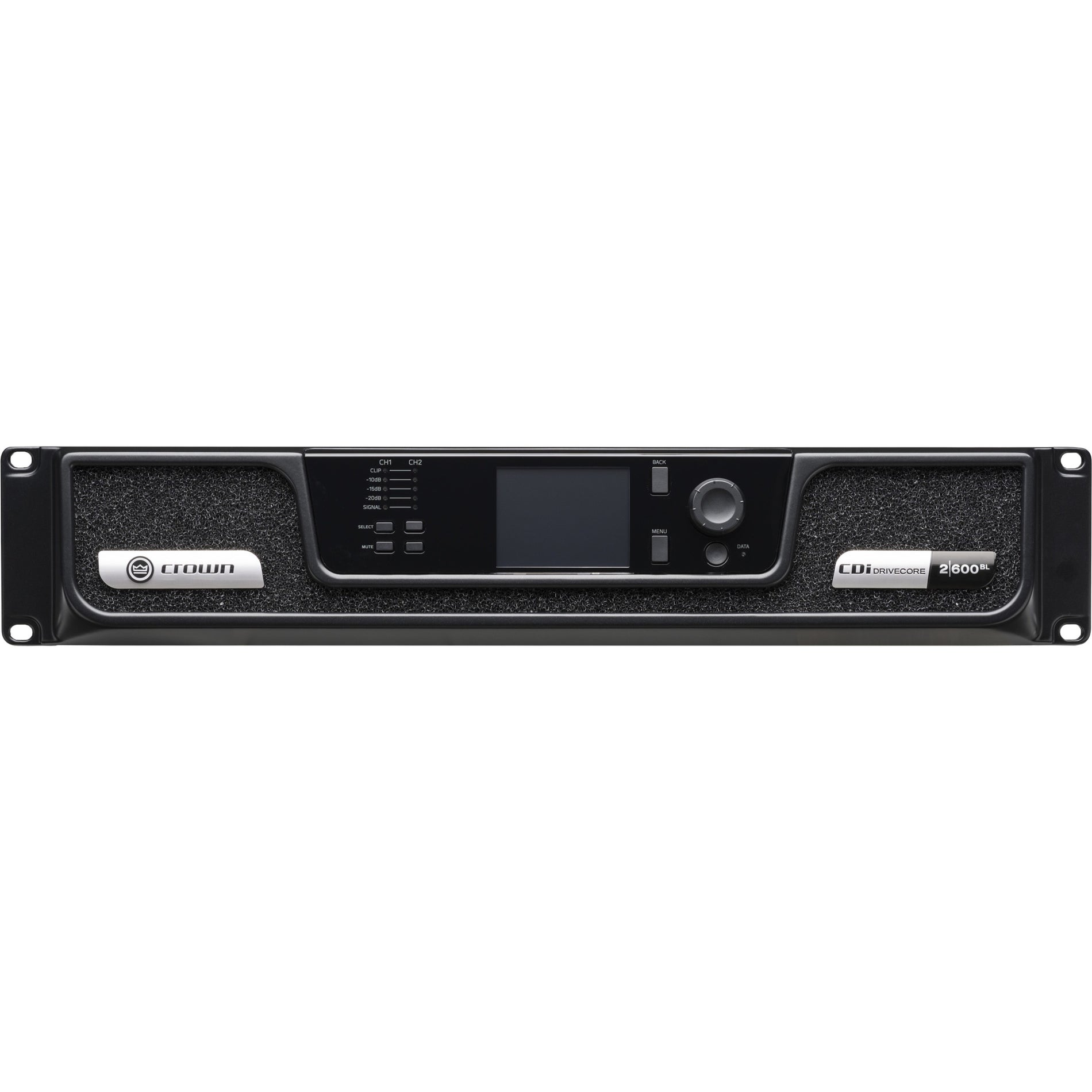 Crown NCDI2X600BL-U-US Analog + BLU Link Input, 2 Channel, 600W Per Output Channel Amplifier - Powerful and Environmentally Friendly