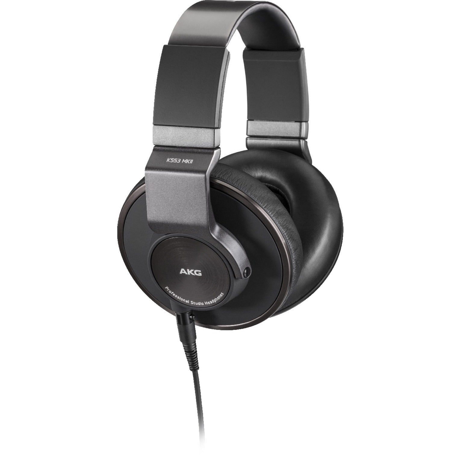 AKG 3280H00130 K553 MkII Over-Ear Studio Headphones, Closed-Back, Foldable, Black
