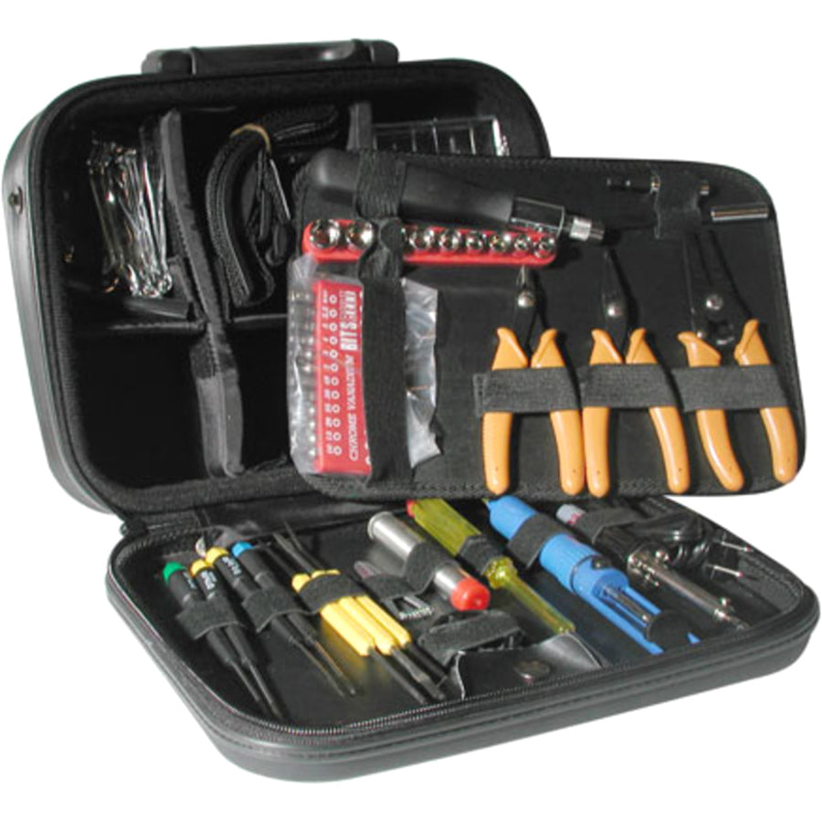 C2G 27371 Computer Repair Tool Kit - TAA Compliant, Precision Screwdrivers, Pliers, Test Screwdriver, and More [Discontinued]