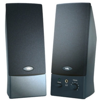 Cyber Acoustics CA-2016WB 2.0 USB Powered Speaker System, Black - Ideal for Desktop Computers and Laptops