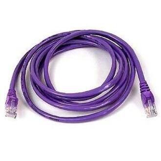 Belkin A3L791-20-PUR-S Cat5e Patch Cable, 20ft Purple Snagless