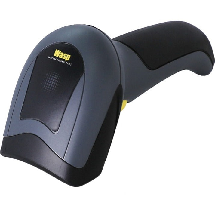 Wasp 633809002885 WWS650 Wireless 2D Barcode Scanner, USB Connectivity, Imager Sensor, Wireless Handheld, Black Gray, Bluetooth