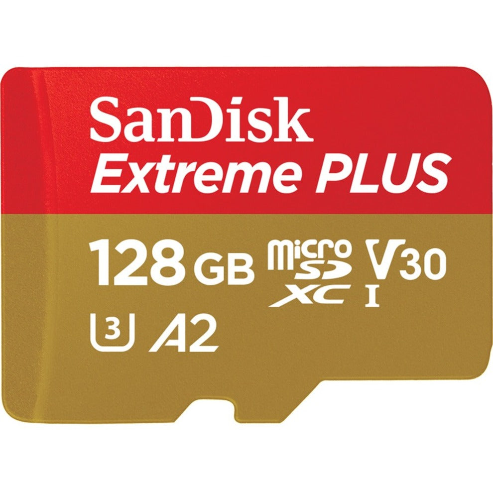 SanDisk SDSQXBZ-128G-ANCMA 128GB Extrene PLUS microSDXC Card, High-Speed Storage for Your Devices