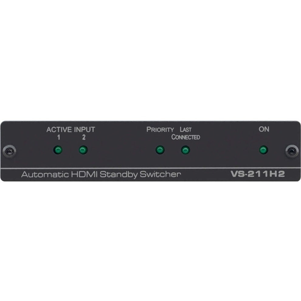 Kramer 20-80353090 2x1 4K60 4:4:4 HDCP 2.2 HDMI 2.0 Automatic Standby Switcher, VGA Switchbox