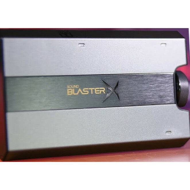 Sound Blaster 70SB177000000 Sound BlasterX G6 External Sound Card, 7.1 Sound Channels, 32-bit DAC Data Width