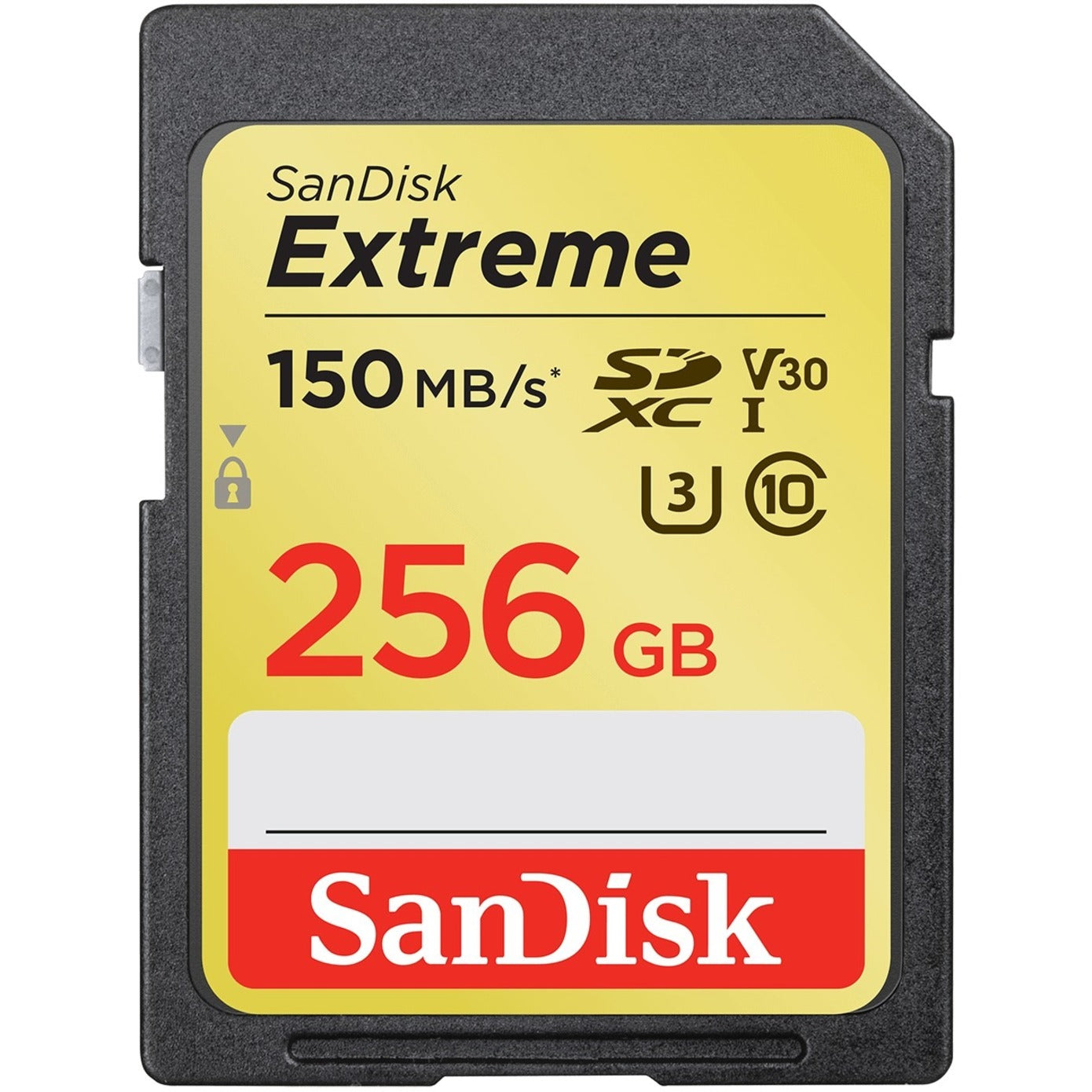 SanDisk SDSDXV5-256G-ANCIN Extreme SDHC 256GB Memory Card, 150MB/s, UHS-I, C10, U3, V30