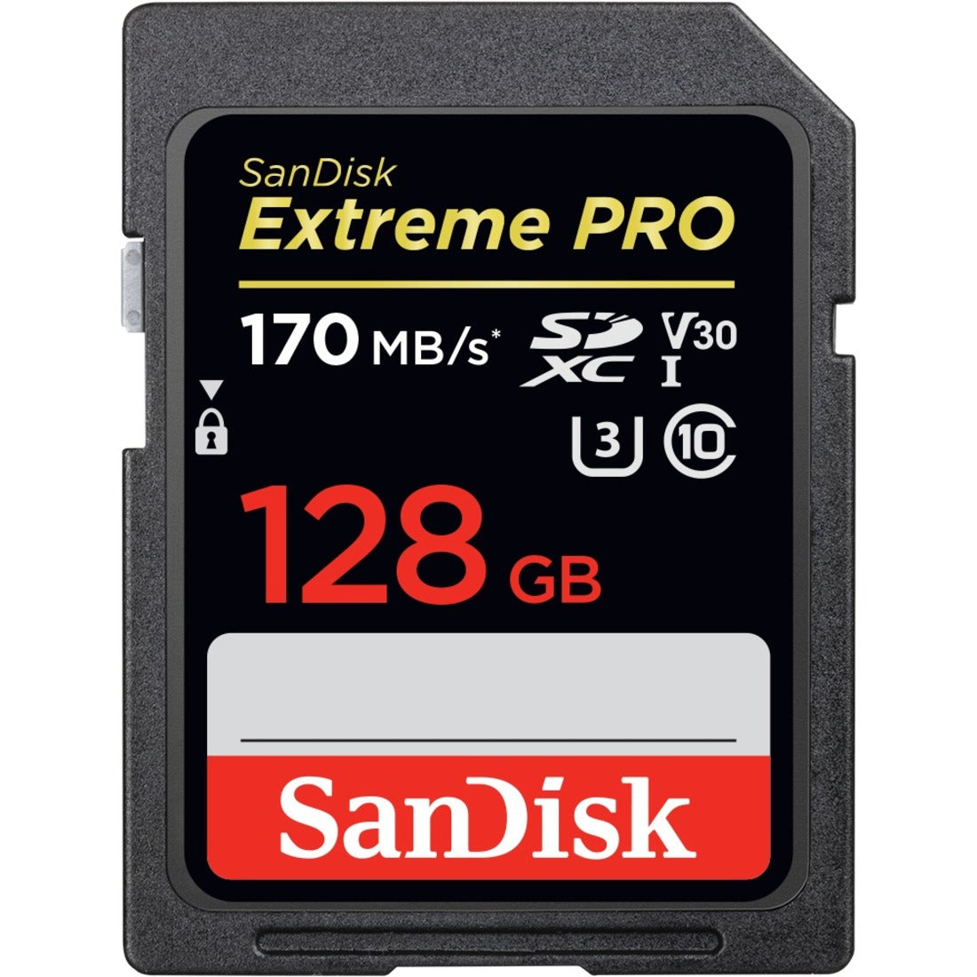 SanDisk SDSDXXY-128G-ANCIN Extreme PRO SD 128GB, High-Speed Memory Card for Cameras and Devices