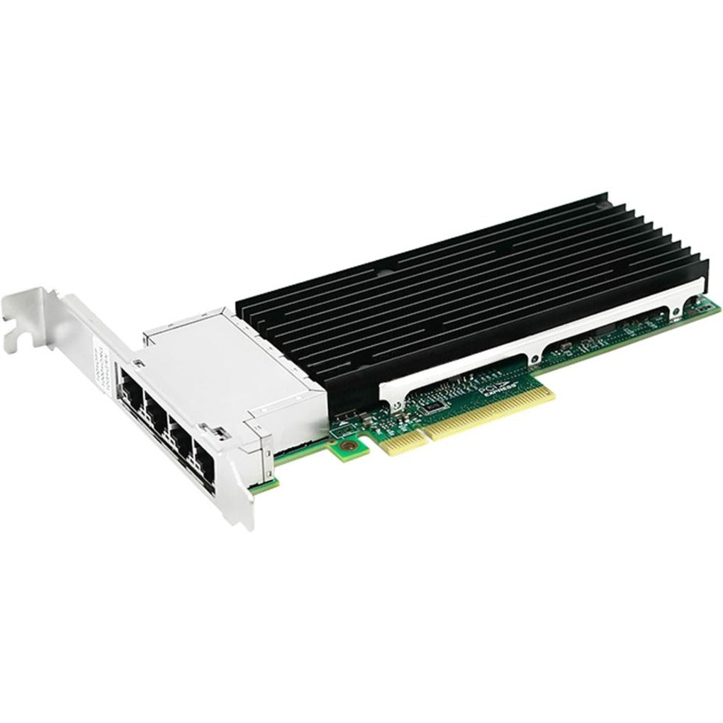 Axiom PCIE34RJ4510-AX PCIe 3.0 x8 10Gbs Copper Network Adapter, Quad Port RJ45 NIC Card