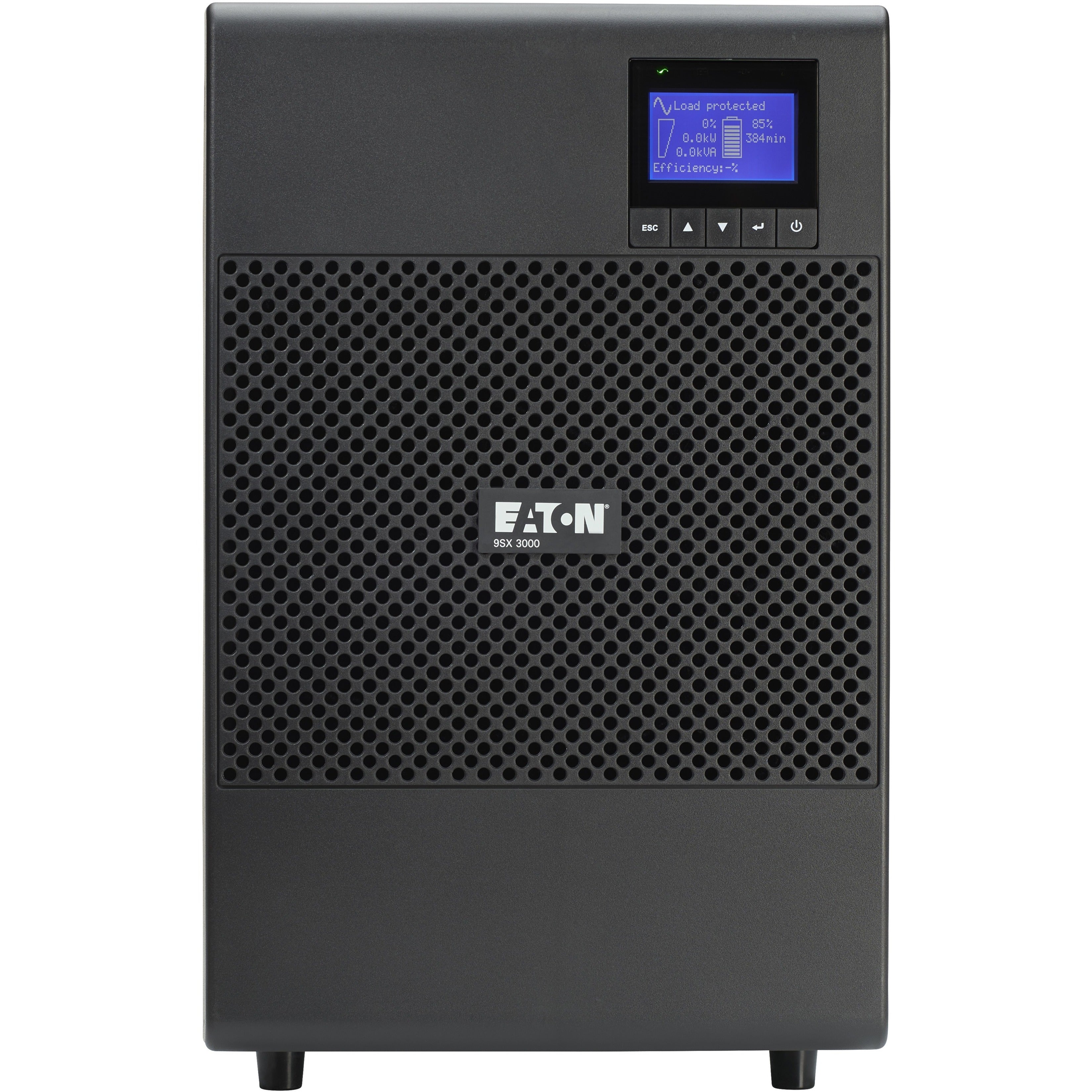 Eaton 9SX3000 9SX 3000VA Tower UPS, 3000 VA/2700 W, Sine Wave, 110 V AC, 125 V AC, 120 V AC, 100 V AC, 5.70 Minute Backup/Run Time (Full Load)