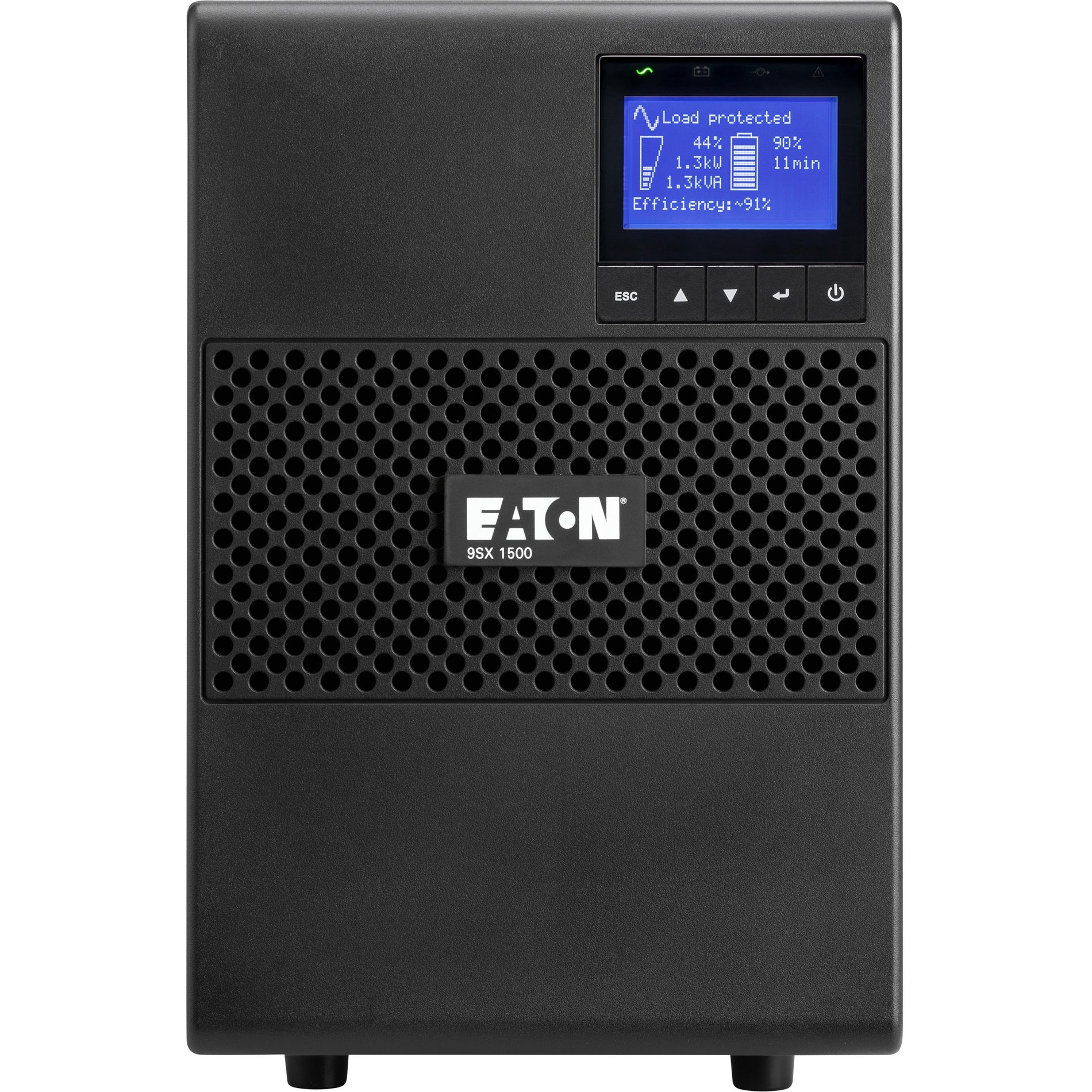 Eaton 9SX1500G 1500VA Tower UPS, 1350W Load Capacity, Sine Wave, 5.30 Minute Backup
