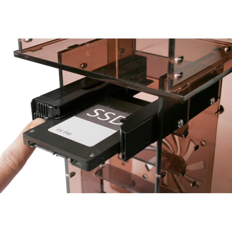 Icy Dock MB082SP-1 EZ-FIT PRO Dual 2.5" HDD & SSD Full Metal Mounting Bracket for Internal 3.5" Drive Bay, Cables Included