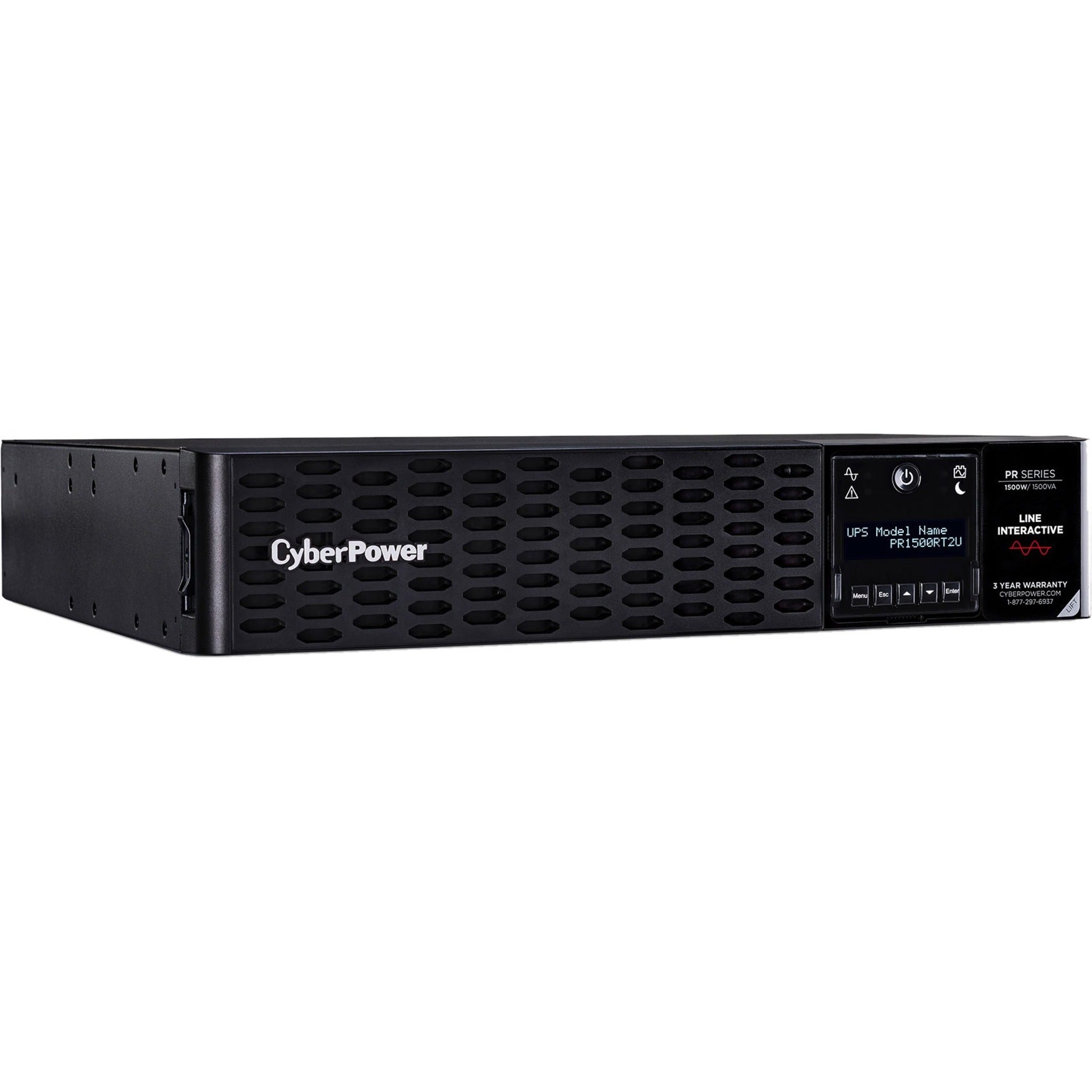 CyberPower PR1500RT2U Smart App Sinewave UPS, 1500VA Tower/Rack Convertible, 3 Year Warranty