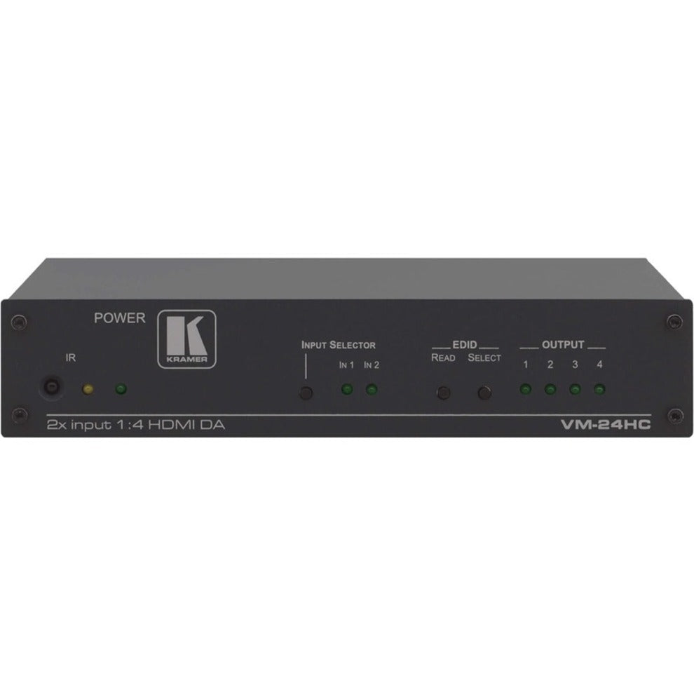 Kramer 10-71007090 2x1:4 HDMI Switcher & Distribution Amplifier, Connect Multiple Devices to Multiple Displays