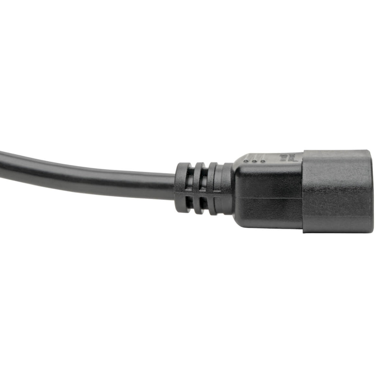 Tripp Lite P004-L03 Power Extension Cord, 3 ft, IEC 60320 C14 to C13, Black