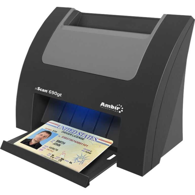 Ambir DS690GT-A3P nScan 690gt Duplex ID Card Scanner w/AmbirScan for athenahealth