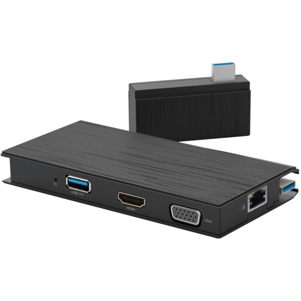 VisionTek 901200 VT100 Dual Display Universal USB 3.0 Docking Station, 2 Year Warranty, Windows, macOS, ChromeOS Compatible