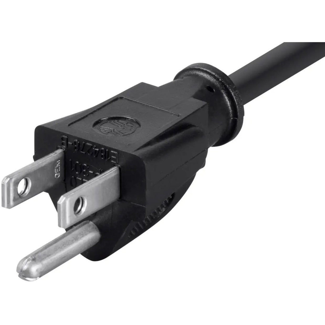 Monoprice 5296 Standard Power Cord, 1 ft, 125V AC, 13A, Environmentally Friendly, RoHS Certified