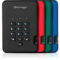 iStorage diskAshur2 5 TB Portable Rugged Hard Drive - 2.5" External - Black - TAA Compliant (IS-DA2-256-5000-B) Alternate-Image1 image