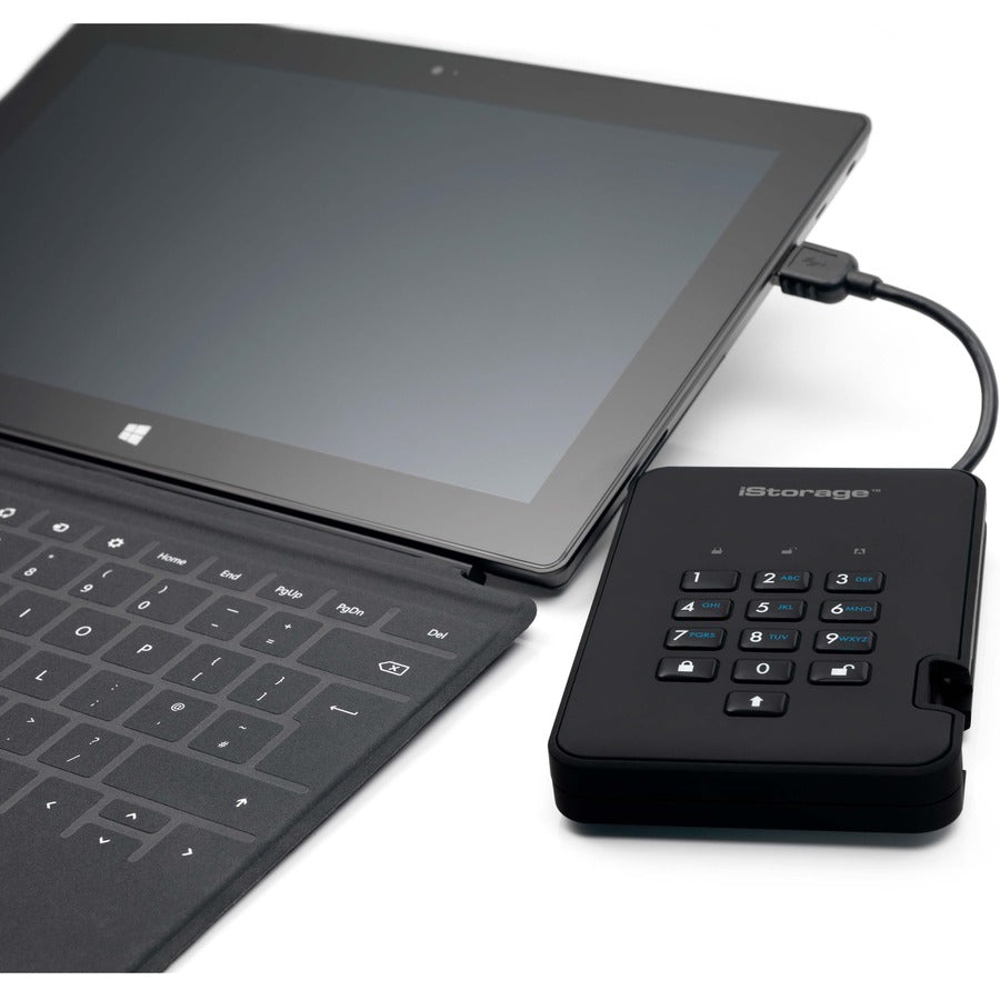 iStorage diskAshur2 512 GB Portable Solid State Drive - External - Phantom Black - TAA Compliant Alternate-Image7 image