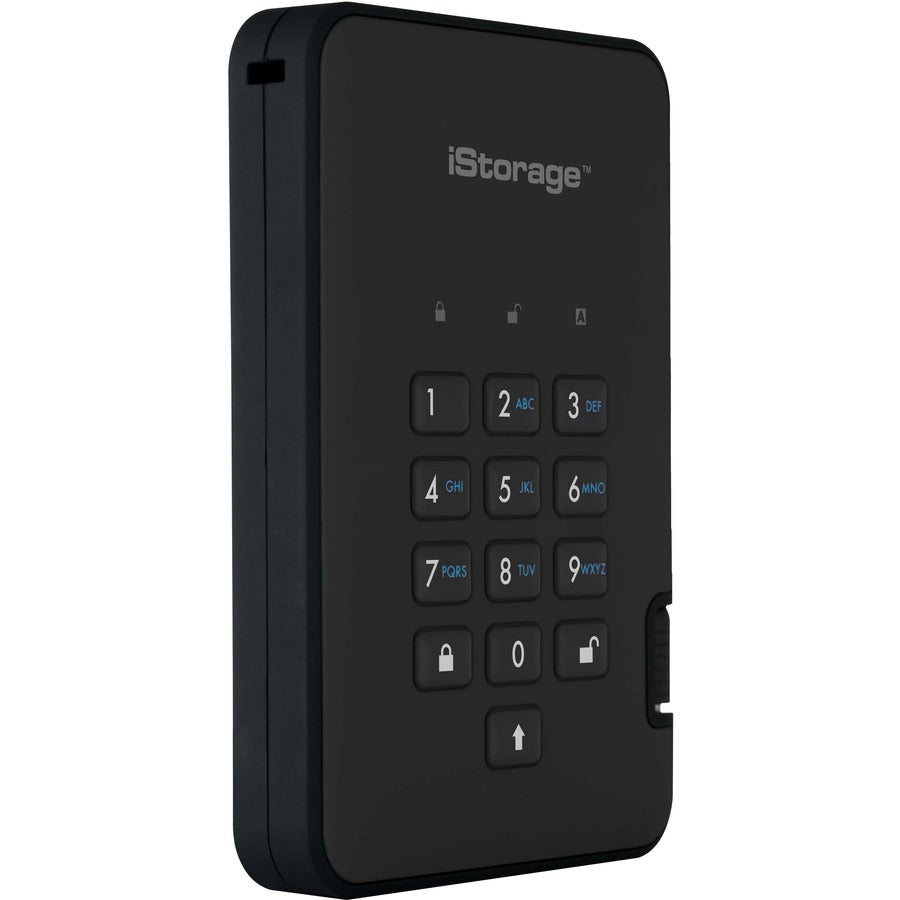 iStorage diskAshur2 512 GB Portable Solid State Drive - External - Phantom Black - TAA Compliant Alternate-Image1 image