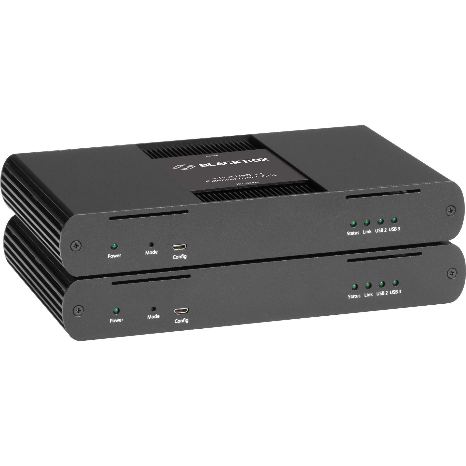Black Box ICU504A USB 3.1 Extender über CATx - 4-Port 328.08 ft Reichweite 640 MB/s Übertragungsrate