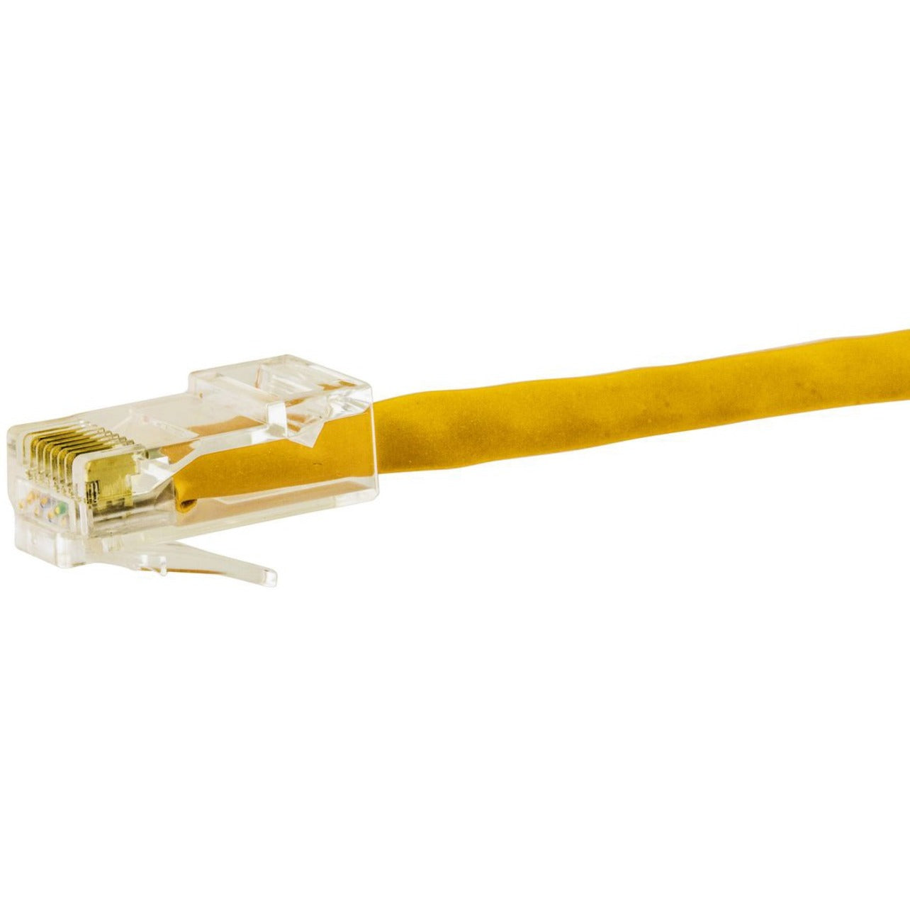 4XEM 4XC5E100YLP Cat 5E 100ft Plenum Cable (Yellow), Non-snagless, Lifetime Warranty