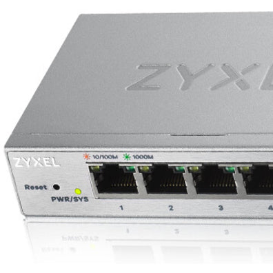 ZYXEL GS1200-5 5-Port Web Managed Gigabit Switch, 2 Year Limited Warranty, Gigabit Ethernet Network