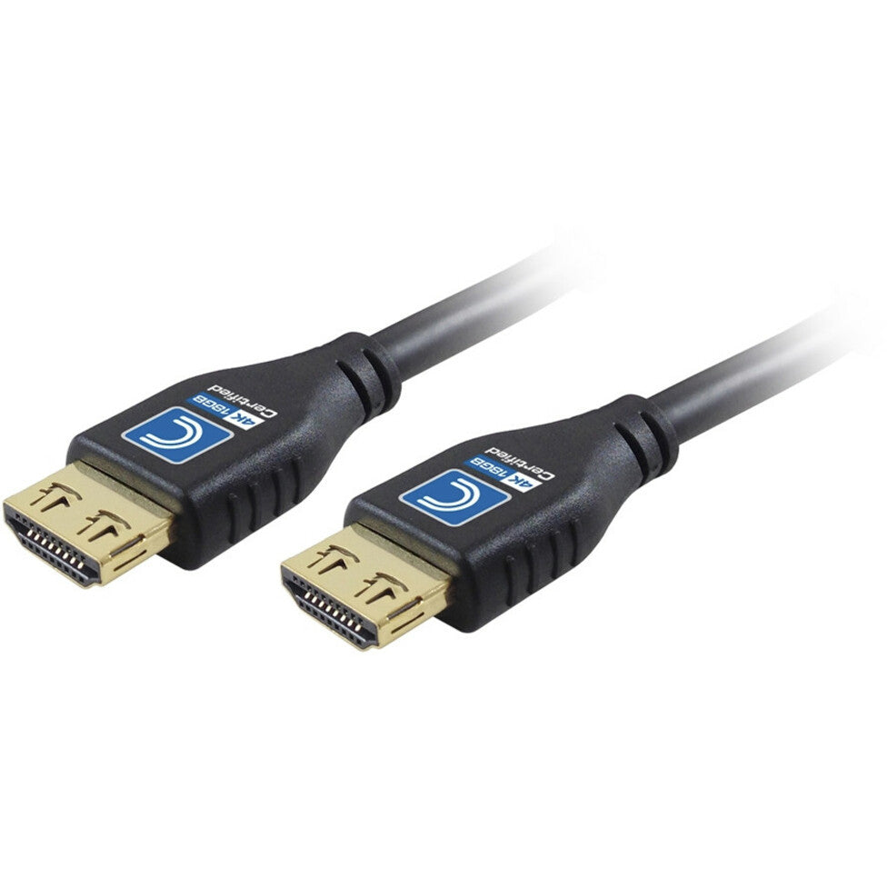 Comprehensive MHD18G-6PROBLK MicroFlex Pro AV/IT HDMI A/V Cable, Ultra Flexible, 6 ft, 18 Gbit/s, Jet Black