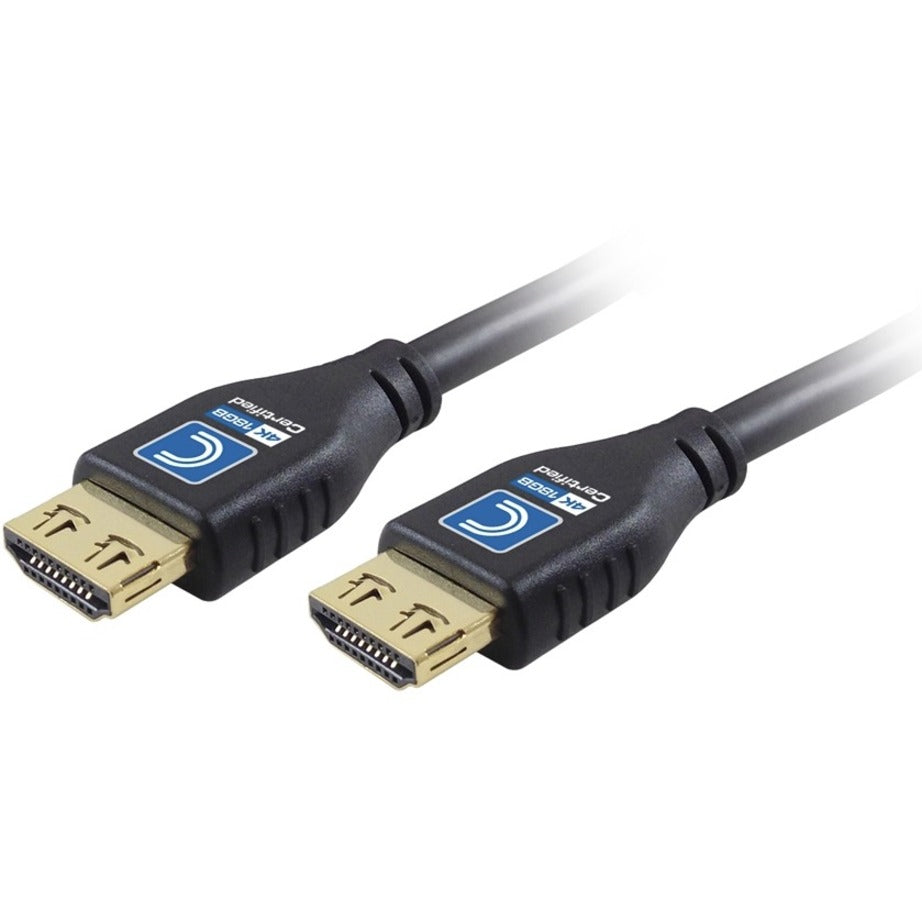 Comprehensive MHD18G-15PROBLKA MicroFlex Pro AV/IT HDMI A/V Cable, 15 ft, Ultra Flexible, Gold Plated Connectors