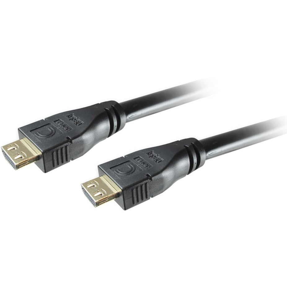 Comprehensive HD18G-50PROPA Plenum Pro AV/IT HDMI A/V Cable, 50 ft, 18 Gbit/s, Gold-Plated Connectors, Black