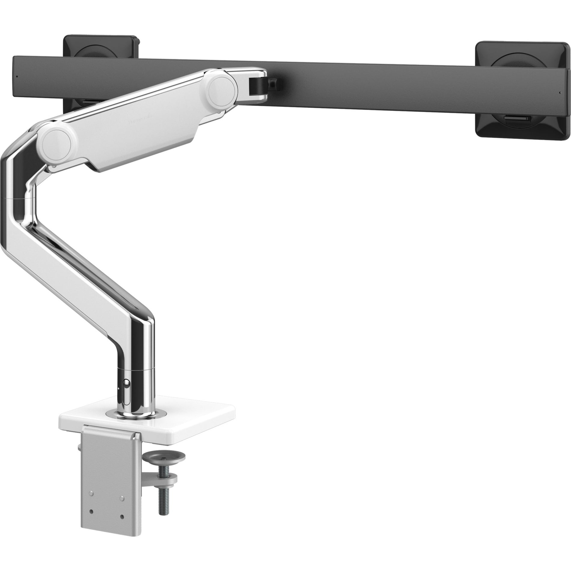 Humanscale M81CMWB2B M8.1 Monitor Arm, Cable Management, Rotate, Quick Release Mechanism, Durable, Robust, Angled/Dynamic Link