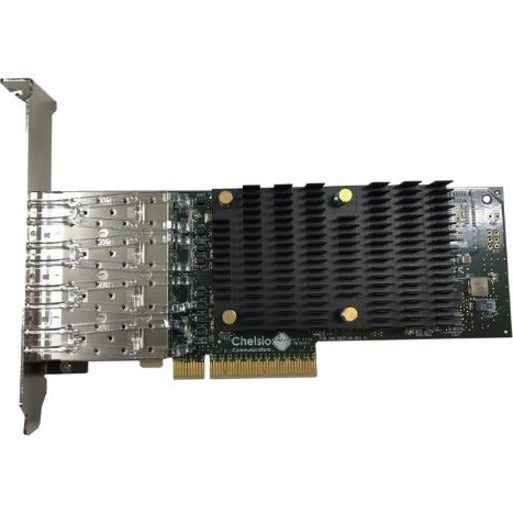 Chelsio T540-LP-CR High Performance, Quad Port 10GbE Unified Wire Adapter, 4-Port 1/10GbE, Low Profile UWIRE
