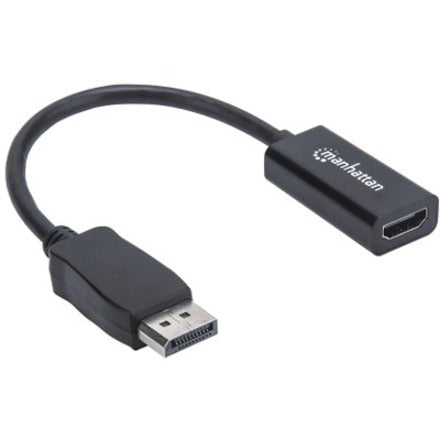 Manhattan 151634 Passive DisplayPort to HDMI Cable Adapter, 1080P Black